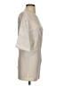 Gold Hawk Ivory Short Sleeve Blouse Size S - photo 4