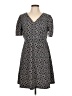 Lark & Ro Polka Dots Gray Casual Dress Size 12 - photo 1
