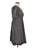Lark & Ro Polka Dots Gray Casual Dress Size 12 - photo 4