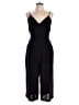 Adelyn Rae 100% Polyester Solid Black Jumpsuit Size L - photo 1