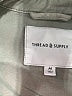 Thread & Supply 100% Cotton Gray Jacket Size M - photo 6