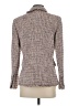 White House Black Market Tweed Gray Blazer Size 4 - photo 2