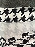Unbranded 100% Polyester Houndstooth White Long Sleeve Blouse Size S - photo 7