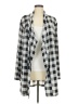 Grace & Emma Checkered-gingham Gray Silver Cardigan Size M - photo 1