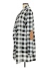 Grace & Emma Checkered-gingham Gray Silver Cardigan Size M - photo 5