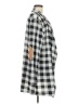 Grace & Emma Checkered-gingham Gray Silver Cardigan Size M - photo 4