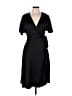 New Look 100% Polyester Solid Black Casual Dress Size 8 - photo 1