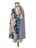 Melissa Paige Blue 3/4 Sleeve Blouse Size M - photo 5