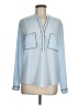 Zara Blue Long Sleeve Blouse Size M - photo 1