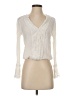 Lulus 100% Rayon Ivory Long Sleeve Blouse Size S - photo 1