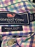 Vineyard Vines 100% Cotton Checkered-gingham Blue Long Sleeve Button-Down Shirt Size L - photo 6