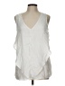 Thalia Sodi White Sleeveless Blouse Size L - photo 1