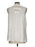 Thalia Sodi White Sleeveless Blouse Size L - photo 2
