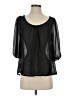 Jella Couture Black 3/4 Sleeve Blouse Size S - photo 1