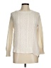 Brochu Walker Argyle Stripes Solid Ivory Pullover Sweater Size M - photo 1