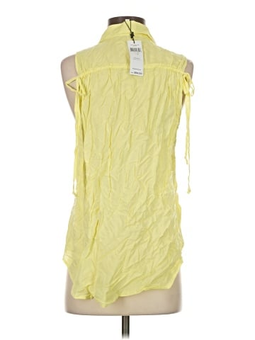 BCBGeneration Sleeveless Button-Down Shirt (view 2)