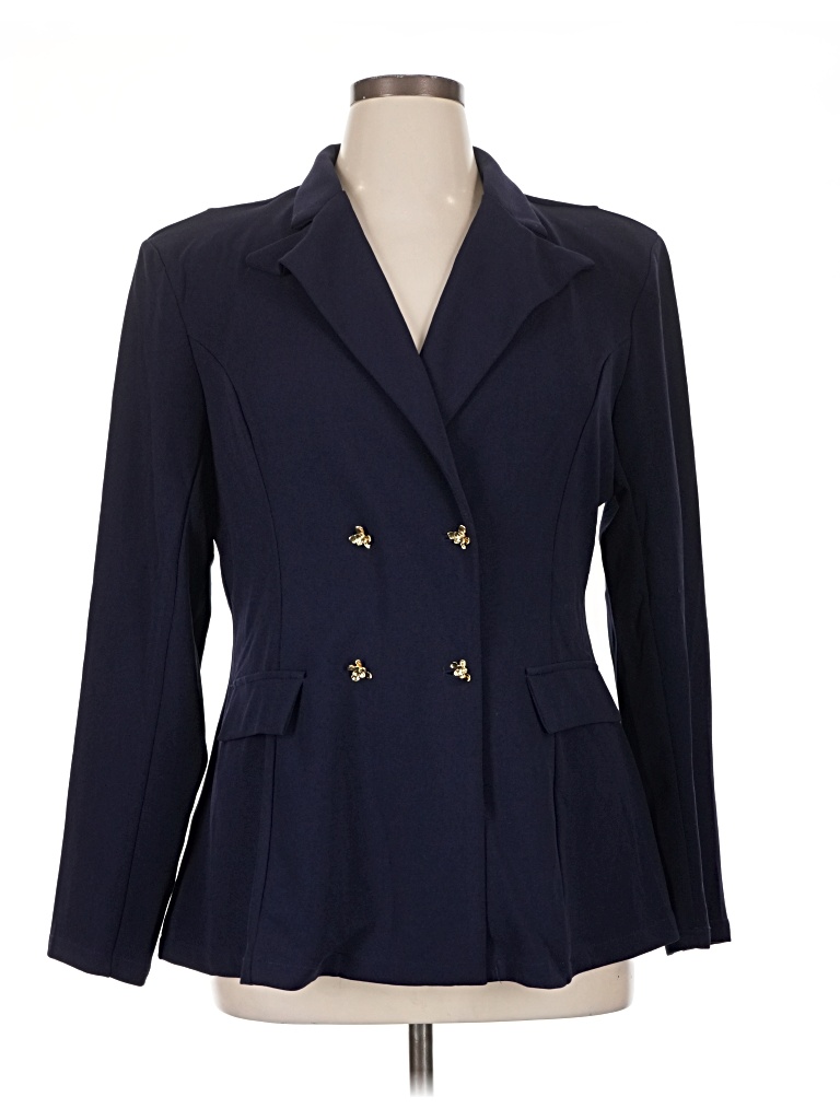 Pre-owned Unbranded Blazer Jacket In Blue