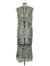 JS Collections 100% Polyester Paisley Green Cocktail Dress Size 16 - photo 2