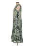 JS Collections 100% Polyester Paisley Green Cocktail Dress Size 16 - photo 5