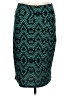 Lularoe Chevron-herringbone Teal Formal Skirt Size L - photo 1