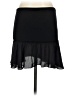 Aqua Solid Black Casual Skirt Size S - photo 2