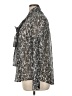 MICHAEL Michael Kors 100% Polyester Paisley Gray Long Sleeve Blouse Size XL - photo 5