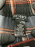 SOHO Apparel Ltd Plaid Black Casual Pants Size M - photo 7