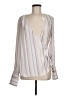 Trouve 100% Polyester Ivory Long Sleeve Blouse Size M - photo 1