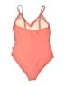 Cupshe Solid Pink One Piece Swimsuit Size 0X - photo 2