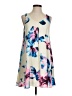 Aqua 100% Polyester Tropical Blue Casual Dress Size XS - photo 1