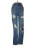 Fashion Nova Hearts Blue Jeans Size 9 - photo 1