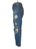Fashion Nova Hearts Blue Jeans Size 9 - photo 5