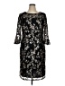 Alex Evenings 100% Polyester Black Cocktail Dress Size 16 - photo 1