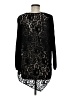 Joie Solid Floral Black Long Sleeve Top Size M - photo 2