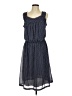 Max Edition 100% Polyester Polka Dots Blue Casual Dress Size L - photo 1