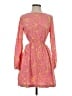 Universal Thread Print Pink Casual Dress Size XS - photo 1