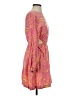 Universal Thread Print Pink Casual Dress Size XS - photo 4