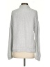 Gap Solid Gray Turtleneck Sweater Size S - photo 2