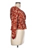 Love, Fire 100% Polyester Red Long Sleeve Blouse Size L - photo 4