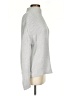 Gap Solid Gray Turtleneck Sweater Size S - photo 4