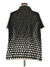 Only Necessities Polka Dots Black Short Sleeve Blouse Size 14 - 16 - photo 2