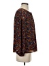 J.Crew Factory Store 100% Polyester Brown Long Sleeve Blouse Size XS - photo 4