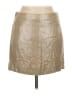 J.Crew Collection 100% Polyester Metallic Gold Casual Skirt Size 6 - photo 1