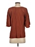 Cotélac Brown Short Sleeve Blouse Size Sm (0) - photo 2