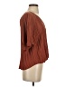 Cotélac Brown Short Sleeve Blouse Size Sm (0) - photo 4