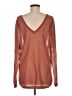 Leith Brown Long Sleeve Blouse Size M - photo 2