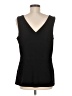 Long Tall Sally 100% Polyester Black Sleeveless Blouse Size M - photo 2