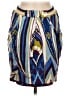 Pinko Graphic Multi Color Blue Casual Skirt Size M - photo 1