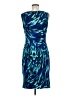 Anne Klein Print Blue Cocktail Dress Size 6 - photo 2