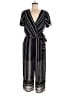 Luxology 100% Polyester Chevron-herringbone Black Jumpsuit Size M - photo 1